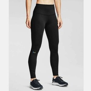 Under Armour ColdGear Rush Jacquard Leggings 1356392 001 Size Small NWT